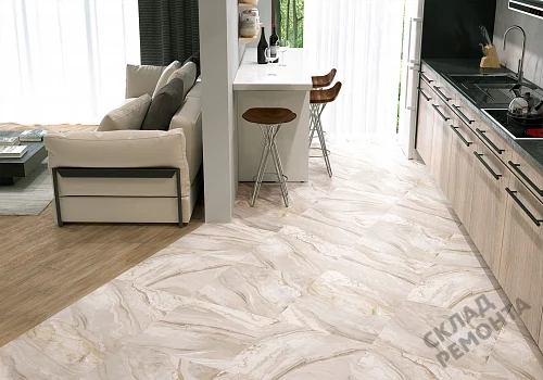 Фото Керамогранит лаппатированный Alma Ceramica Мэджик GFU04MGC47L серый 600*600*9 – купить в Кургане: цена, описание, фото. Интернет-магазин 2