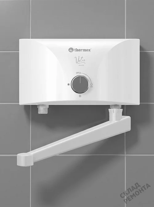 Фото Водонагреватель проточный Thermex Vetro 6500 tap – купить в Кургане: цена, описание, фото. Интернет-магазин 1