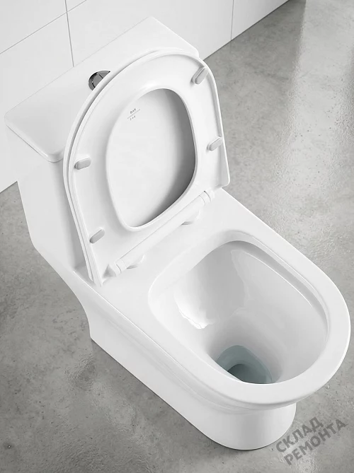 Фото Унитаз моноблок BelBagno Lounge BB8618CPR-MN/SC безободковый купить в Кургане: цена, описание, фото. Интернет-магазин 3