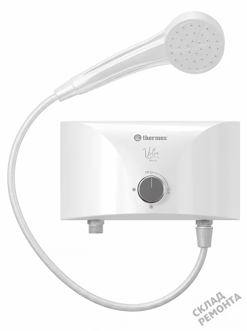 Фото Водонагреватель проточный Thermex Vetro 5500 shower – купить в Кургане: цена, описание, фото. Интернет-магазин 2