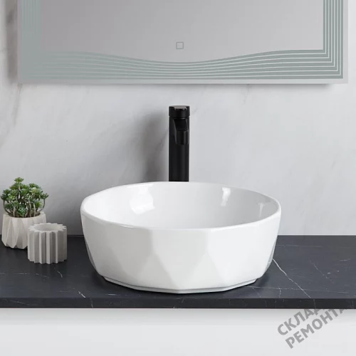 Фото Раковина накладная BelBagno BB1409 41 см купить в Кургане: цена, описание, фото. Интернет-магазин 6