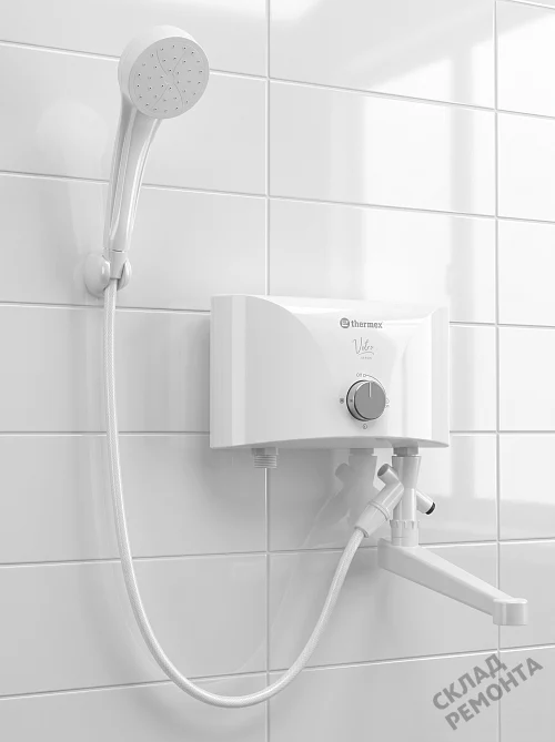Фото Водонагреватель проточный Thermex Vetro 5500 combi – купить в Кургане: цена, описание, фото. Интернет-магазин 1