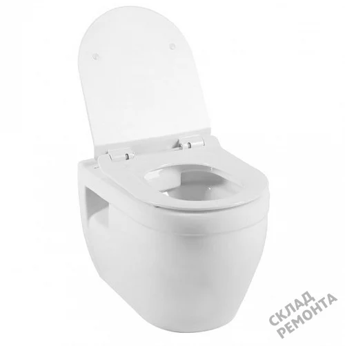 Фото Унитаз подвесной Aquanet Glide-W (210772) безободковый купить в Кургане: цена, описание, фото. Интернет-магазин 3