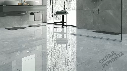 Фото Керамогранит матовый Steppe Ceramics Pulpis Grey серый 600*1200*10 – купить в Кургане: цена, описание, фото. Интернет-магазин 4