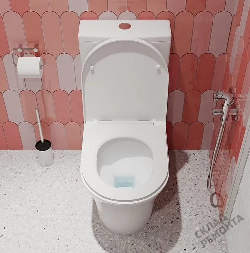 Фото Унитаз компакт напольный Iddis Stone STNRDSEi24 безободковый купить в Кургане: цена, описание, фото. Интернет-магазин 4