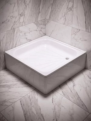 Поддон душевой ВИЗ Antika Сома APS-90101 сталь квадратный 90*90 белый
