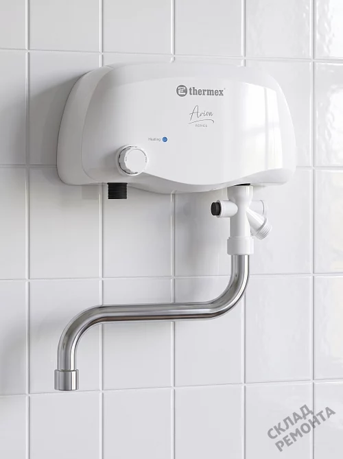 Фото Водонагреватель проточный Thermex Arion 3500 tap – купить в Кургане: цена, описание, фото. Интернет-магазин 1