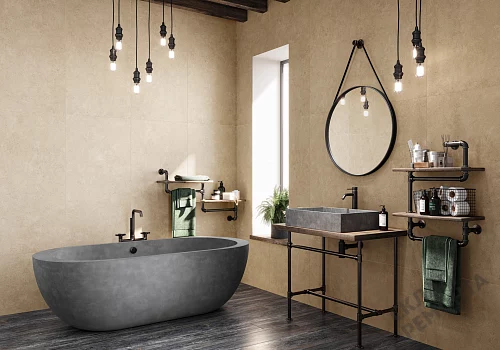 Фото Керамогранит матовый Alma Ceramica Шарп GFU60120SHP40R бежевый 1200*600*8,5 – купить в Кургане: цена, описание, фото. Интернет-магазин 3