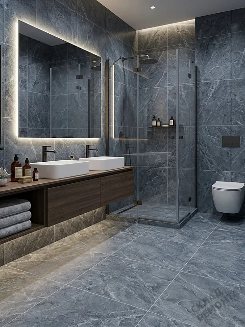 Фото Керамогранит матовый Diamond Ceramics 66N26 серый 600*600*9,5 – купить в Кургане: цена, описание, фото. Интернет-магазин 1