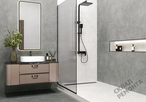 Фото Керамогранит матовый Alma Ceramica Мурал GFU60120MUR70R серый 1200*600*8,5 – купить в Кургане: цена, описание, фото. Интернет-магазин 2