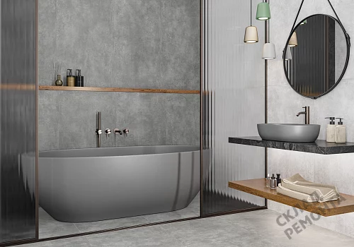 Фото Керамогранит матовый Alma Ceramica Тотем GFU60120TTM70R серый 1200*600*8,5 – купить в Кургане: цена, описание, фото. Интернет-магазин 3