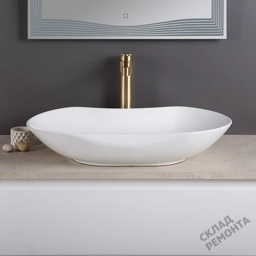 Фото Раковина накладная BelBagno BB1334, 66,5 см купить в Кургане: цена, описание, фото. Интернет-магазин 3