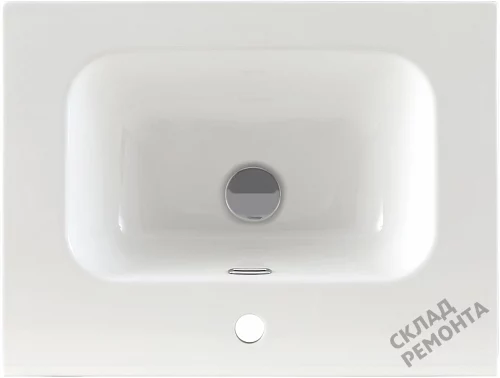 Фото Раковина на тумбу Aquanet Flat 60 (254363), 61 см купить в Кургане: цена, описание, фото. Интернет-магазин 2