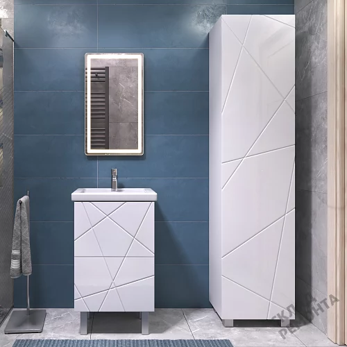 Фото Пенал напольный Vigo Geometry 450 pn.GEO.45, белый купить в Кургане: цена, описание, фото. Интернет-магазин 4