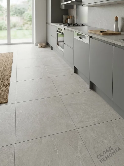Фото Керамогранит матовый Alma Ceramica Юнион GFU6060UNN70R серый 600*600*9 – купить в Кургане: цена, описание, фото. Интернет-магазин 1