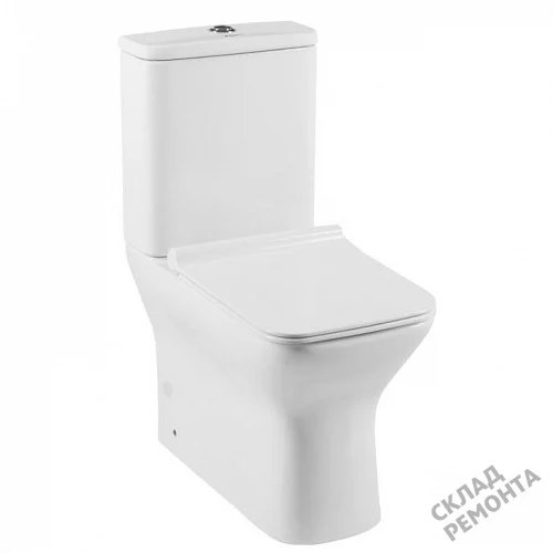 Фото Унитаз напольный Aquanet Cube-C 210759 безободковый купить в Кургане: цена, описание, фото. Интернет-магазин 1