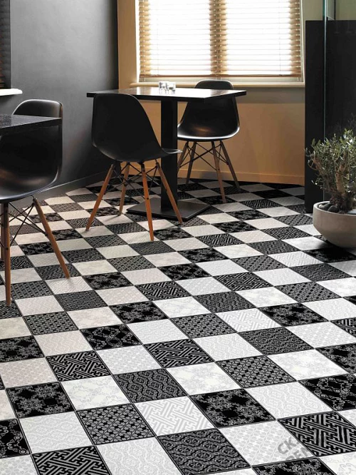 Фото Линолеум полукоммерческий Profi Strong Plus Chess 4_990D – купить в Кургане: цена, описание, фото. Интернет-магазин 1