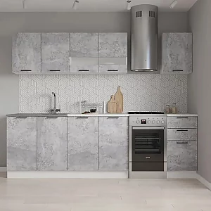 Кухонный гарнитур ДСВ Дуся 2.0 м, цемент