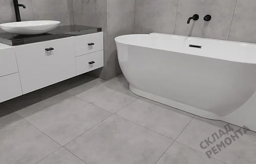 Фото Керамогранит матовый Steppe Ceramics Silent Grey серый 600*600*9,5 – купить в Кургане: цена, описание, фото. Интернет-магазин 5